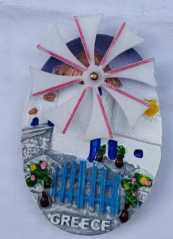 Tουριστικό μαγνητάκι Souvenir - Σετ 12pcs - Resin Magnet - Greece - 678205