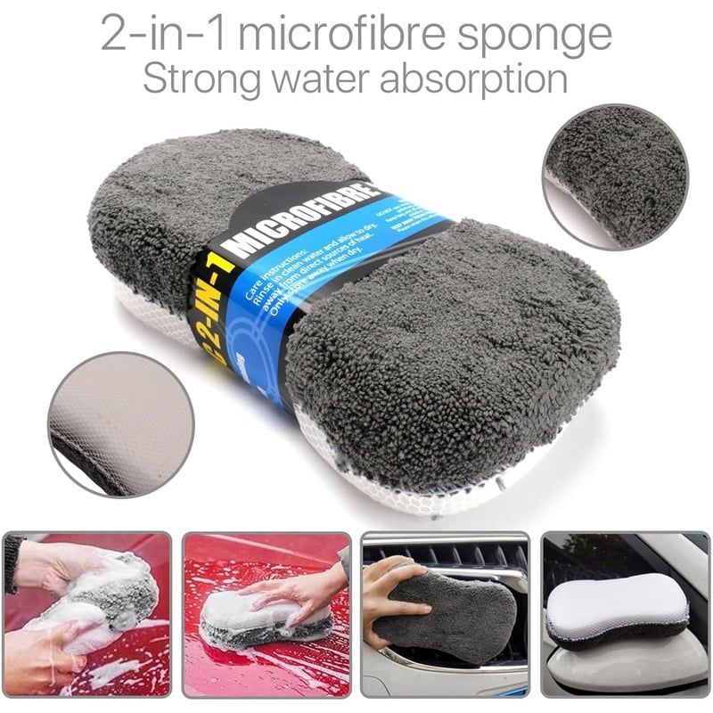 Σετ Καθαρισμού Αυτοκινήτου Microfiber 9τμχ - Pro User Car Cleaning Kit