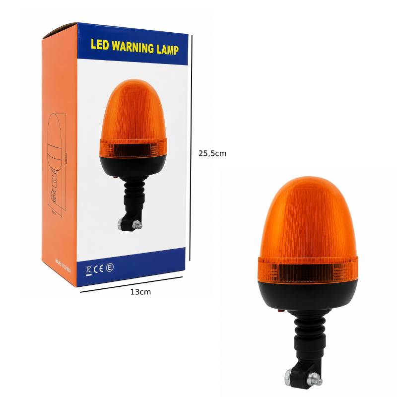 Πορτοκαλί Περιστρεφόμενος Φάρος LED – Amber LED Warning Beacon