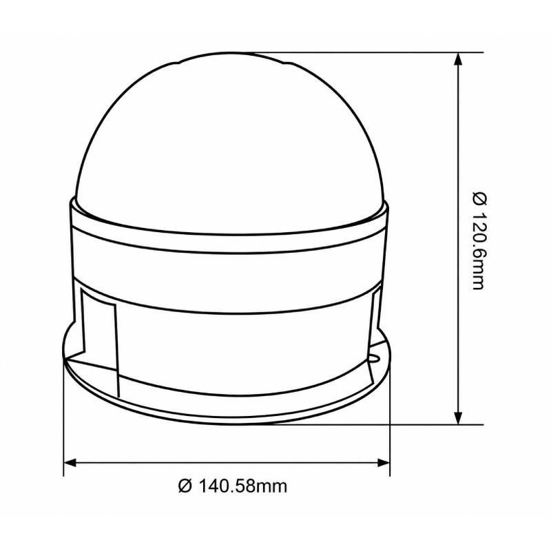Προειδοποιητικός Φάρος LED Πορτοκαλί  – Amber LED Warning Beacon