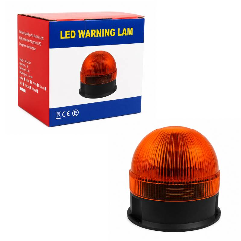 Προειδοποιητικός Φάρος LED Πορτοκαλί  – Amber LED Warning Beacon