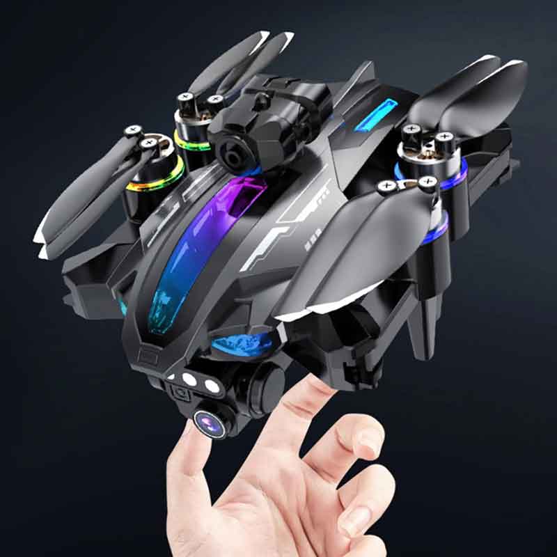 Andowl Drone 4K Ultra HD Με Κάμερα, RGB Φωτισμό Και Χειριστήριο Μαύρο SKY-769 - Drone HD Camera 4K