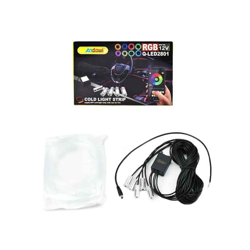 Andowl Διακοσμητικός Φωτισμός Αυτοκινήτου LED Q-LED2801 - Car Decorative Lighting with Color Control