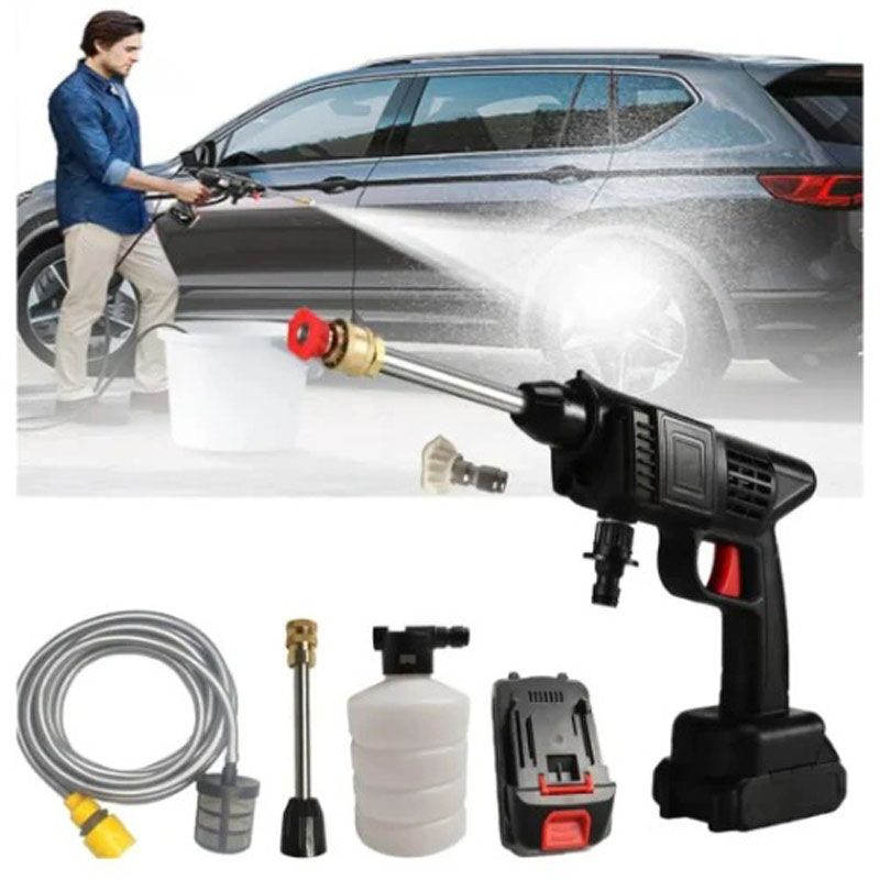 Andowl Φορητό Ηλεκτρικό Πιστόλι Πλυσίματος Q-WG2 - Car Wash High-Pressure Water Gun