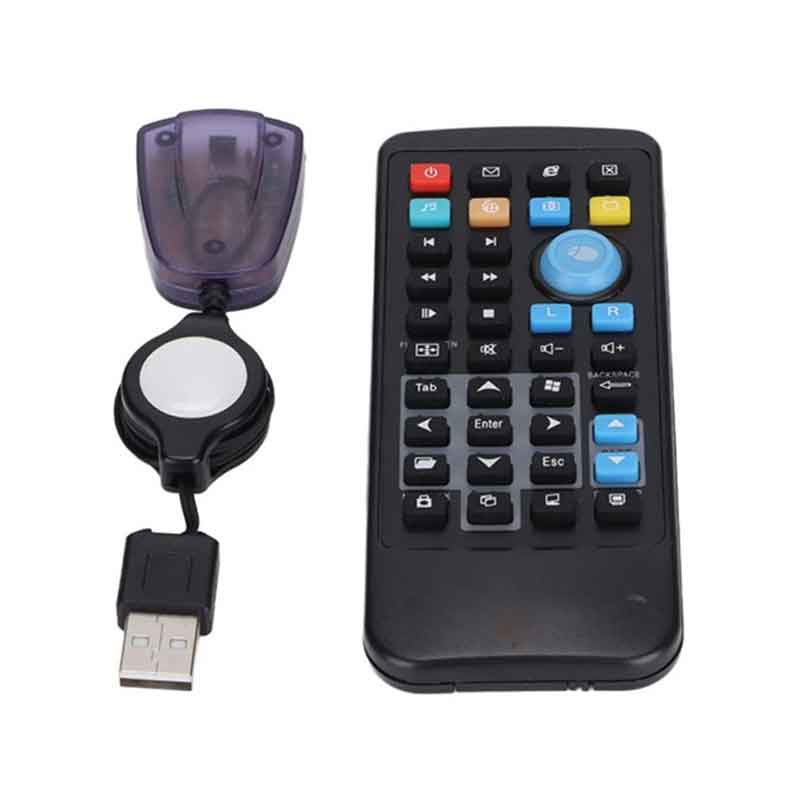 Andowl Τηλεχειριστήριο Υπολογιστή με USB Δέκτη Q-PC31 - PC Remote Controller with USB Receiver