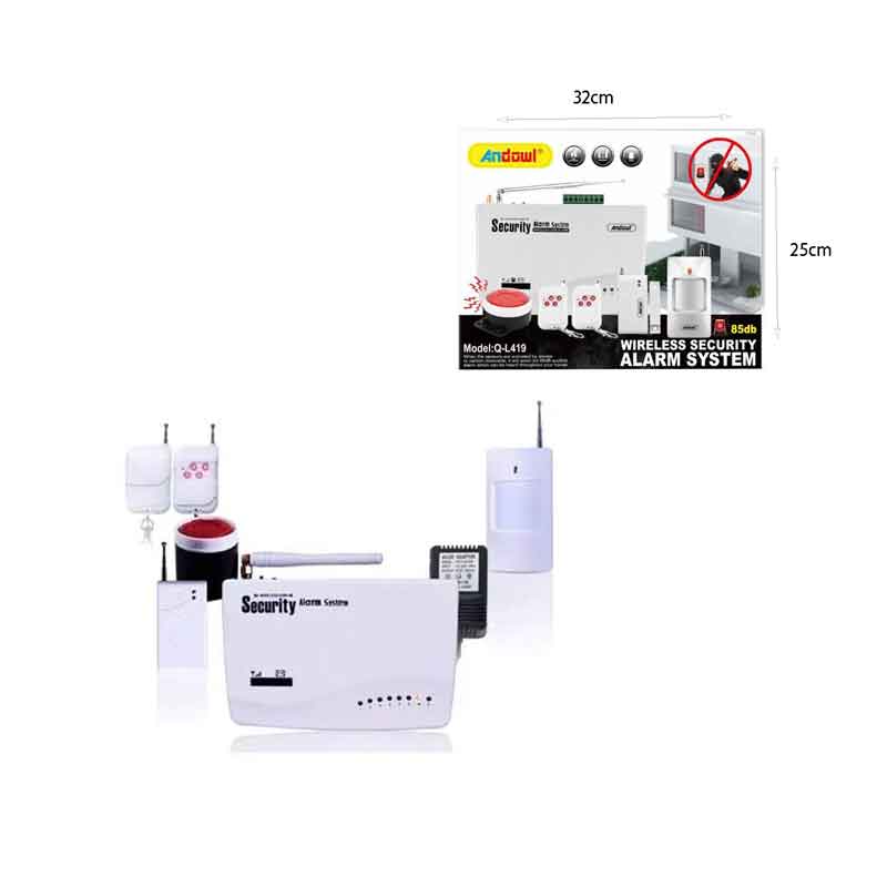 Andowl Ασύρματο Σύστημα Συναγερμού 85db Q-L419 - Wireless Security Alarm System