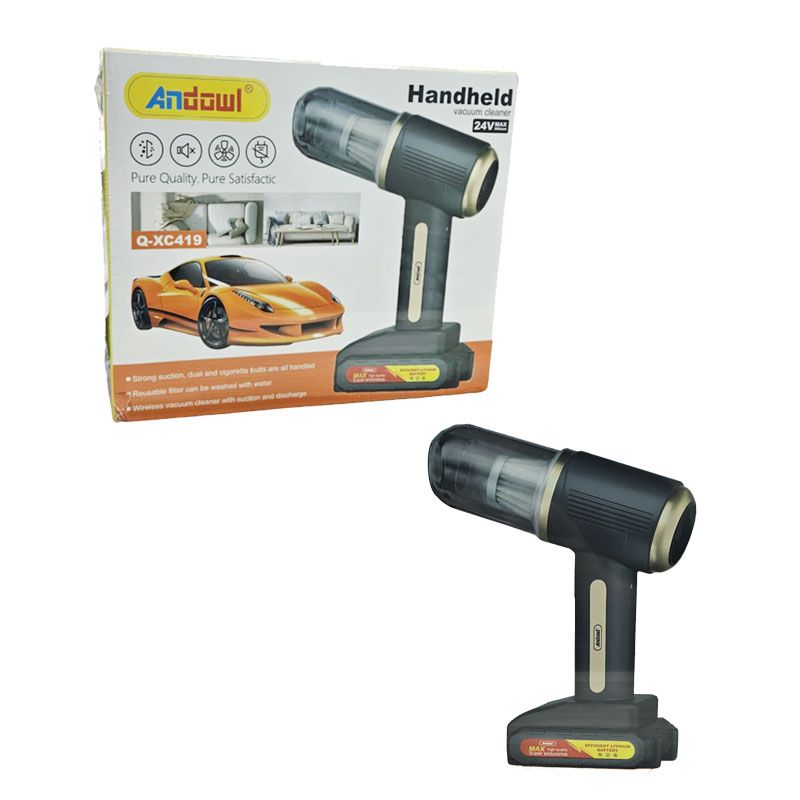 Andowl Ασύρματο Σκουπάκι Χειρός 24V Q-XC419 - Handheld Vacuum Cleaner ΟΙΚΙΑΚΑ ΕΙΔΗ & ΠΡΟΣΤΑΣΙΑ>Οργάνωση