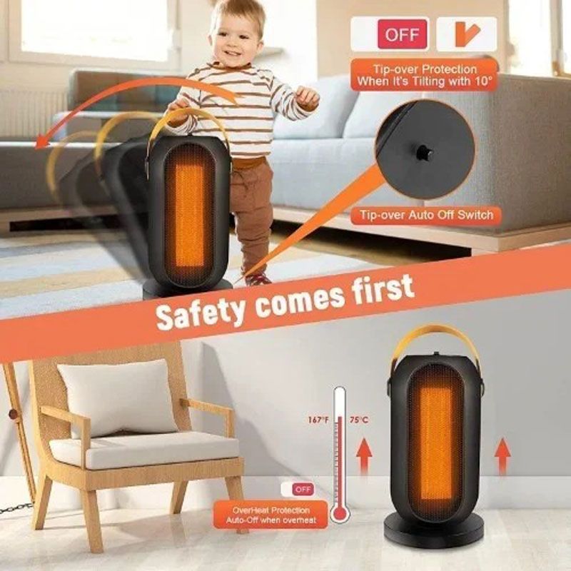 Andowl Αερόθερμο 1800W 220V Q-N779 - Electric Heater