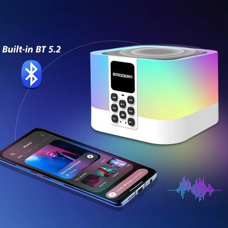 TV Box Και Bluetooth Ηχείο Με Φωτισμό RGB Andowl TV6 Mate