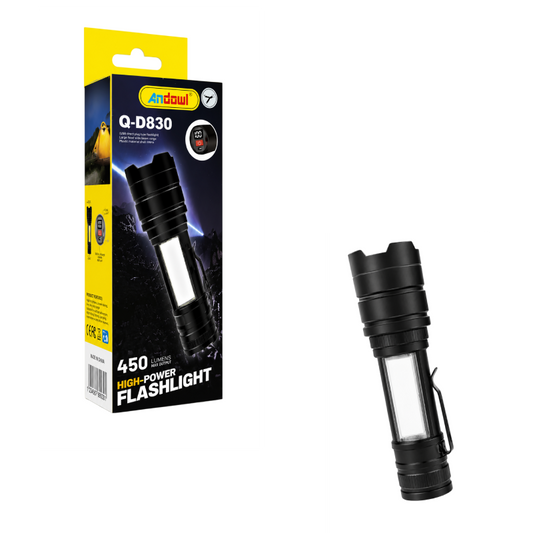Andowl Επαναφορτιζόμενος Φακός Χειρός Q-D830 - Rechargeable Flashlight