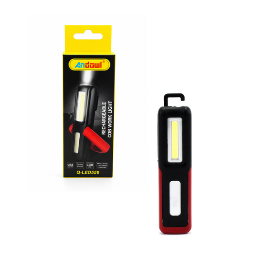 Andowl Επαναφορτιζόμενος φακός εργασίας LED Q-LED558  - Rechargeable Flashlight