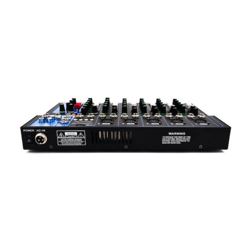 Andowl Επαγγελματική Κονσόλα Ήχου 7 Καναλιών Bluetooth USB Q-7L- Μίκτης Ήχου  - Andowl Q-7L Professional 7-Channel Audio Mixer Console