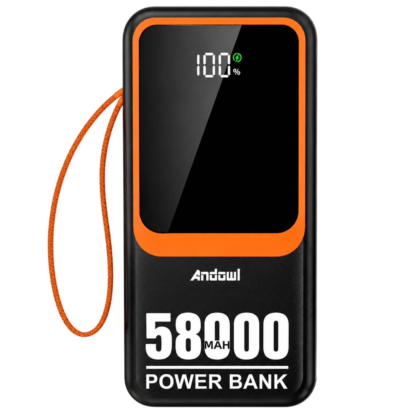 Andowl Power Bank με Ψηφιακή Οθόνη LED 58000mAh Q-TD88 - LED Display Power Bank