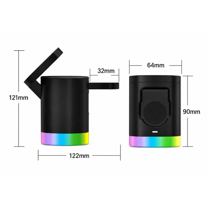 Andowl Φορτιστής Ασύρματης Φόρτισης 3 σε 1 MagSafe 20W  Q-A63 - 3 in 1 Magnetic Fast Wireless Charger