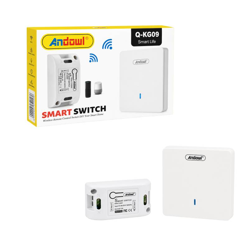 Andowl Έξυπνος Διακόπτης WiFi Smart Switch Q-KG09 - WiFi Smart Switch