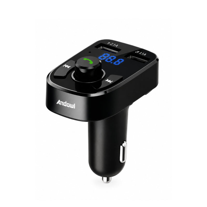 Andowl FM Transmitter Αυτοκινήτου Q-C67 Bluetooth 5.3 20W με 2 USB - Q-C67 Bluetooth 5.3 20W Car FM Transmitter with Dual USB AUTO & MOTO>Ήχος & Εικόνα Αυτοκινήτου>FM Transmitter Αυτοκινήτου