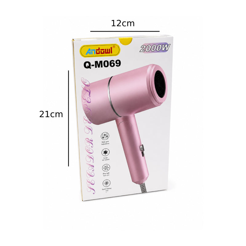 Andowl Πιστολάκι μαλλιών 2000W Q-M069  - Hair Dryer ΕΙΔΗ ΠΕΡΙΠΟΙΗΣΗΣ>Πιστολάκι Μαλλιών
