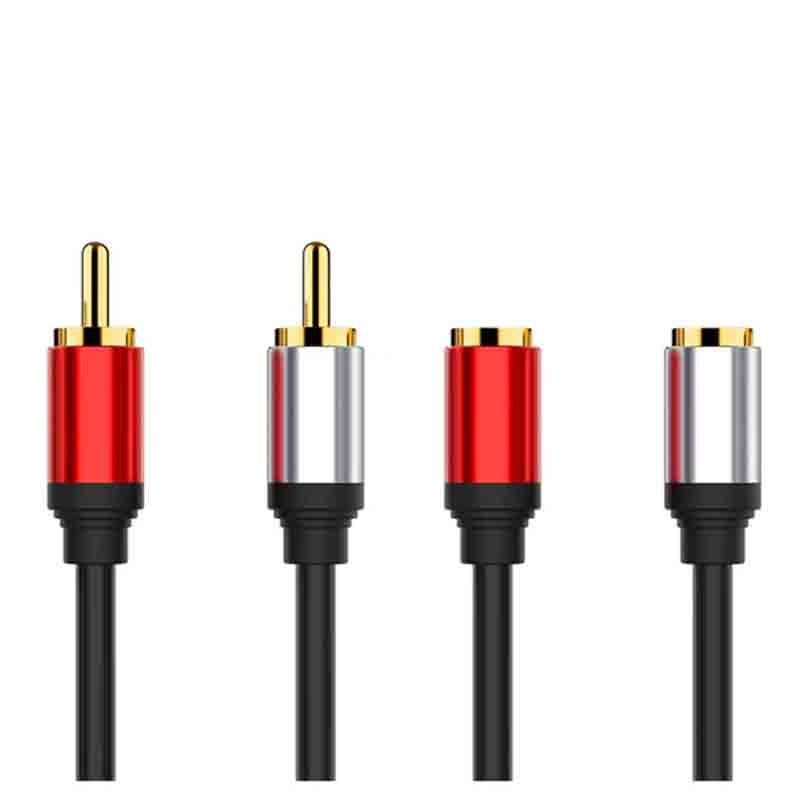 Καλώδιο Ήχου Andowl Q-HD621 2 RCA Αρσενικό σε 2 RCA Θηλυκό 1,8m - Andowl Q-HD621 2 RCA Male to 2 RCA Female Audio Cable 1.8m GADGETS>Είδη Η/Υ & Laptop