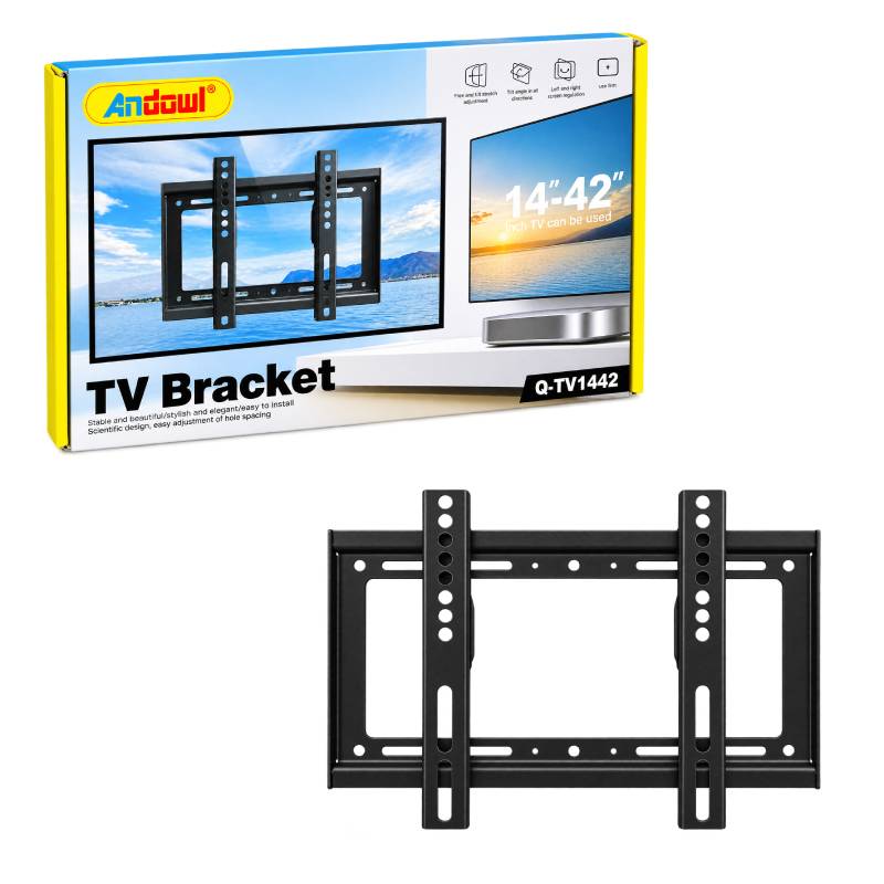Andowl Βάση Στήριξης Τηλεόρασης Τοίχου 14"-42" Q-TV1442 – TV Wall Mount Bracket 14"-42"