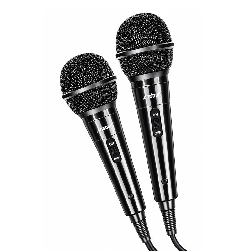 Andowl Σετ 2 Ενσύρματων Μικροφώνων Q-MIC690 - Set of 2 Wired Microphones