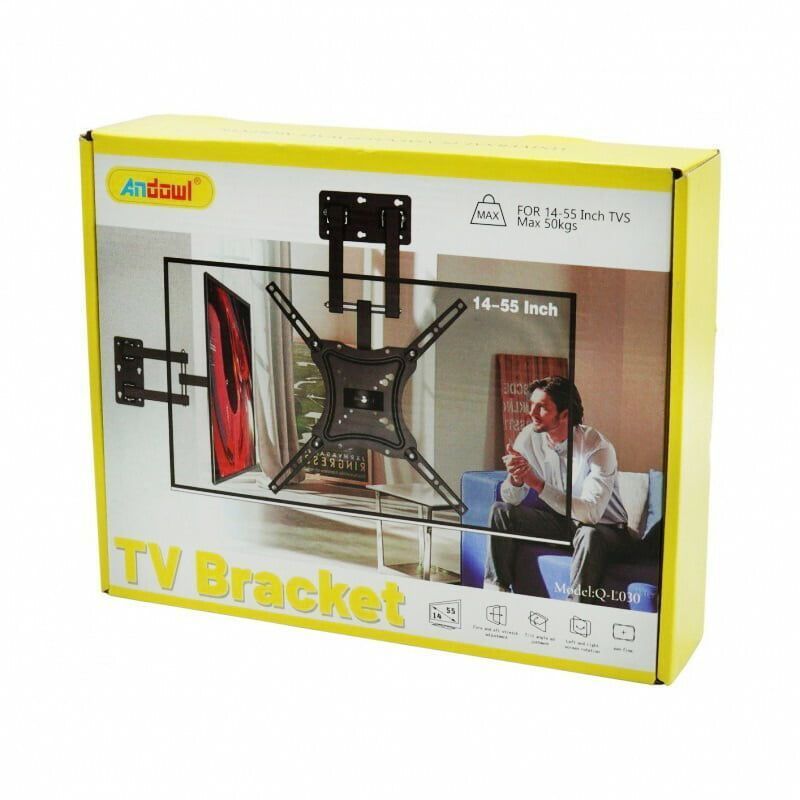 Andowl Q-L030 Βάση Τηλεόρασης Τοίχου έως 55" και 50kg 14-55Inch - TV Stand Wall Mount Bracket
