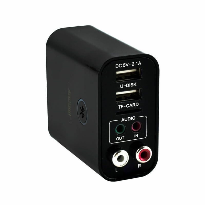 Andowl Ασύρματος Αναμεταδότης Ήχου Μπριζάκι Bluetooth K16 - Wireless Audio Adapter