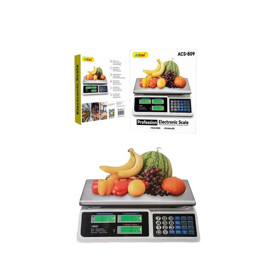 Andowl Επαγγελματική Ψηφιακή Ζυγαριά ACS-809 - Electronic Scale