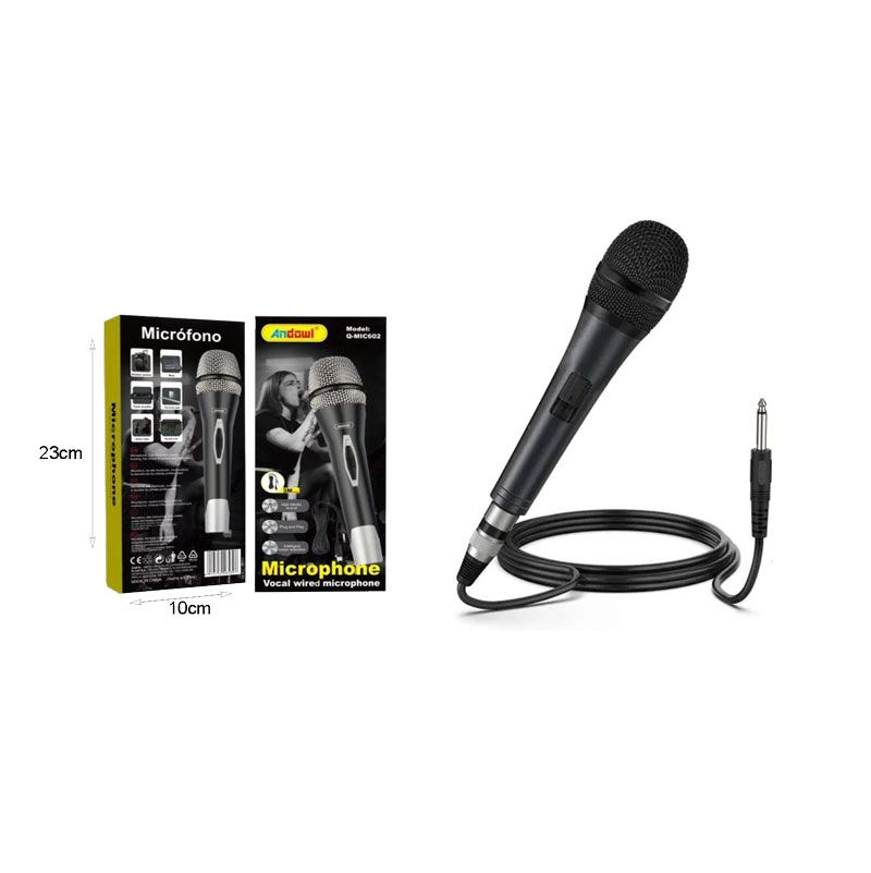 Andowl Ενσύρματο Μικρόφωνο Q-MIC602 Set Χειρός Φωνής – Wireless Microphone