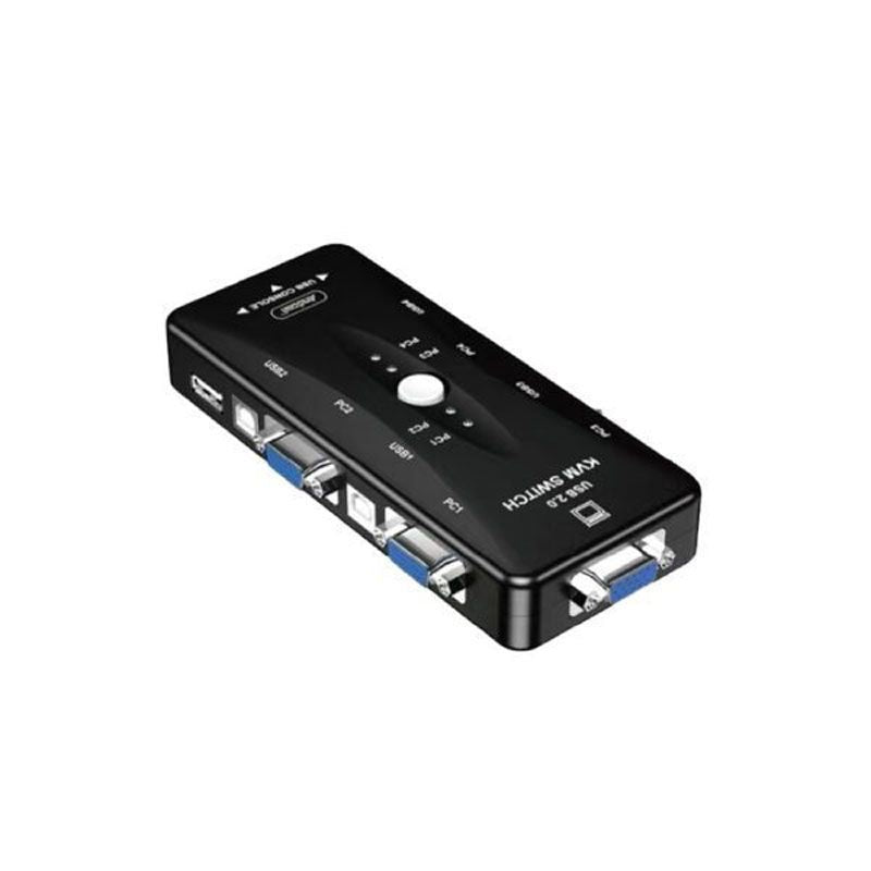 Andowl 4 σε 1 KVM Μετατροπέας USB 2.0 Q-K301 - 4-Port KVN Converter