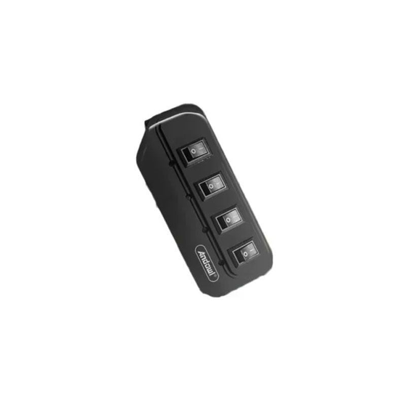 Andowl USB Hub 4 θυρών 2.0 με διακόπτες Q-HU150K - 4 Port USB
