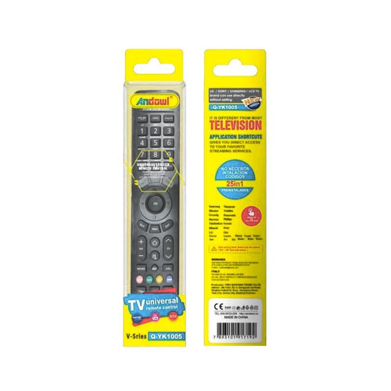 Andowl universal τηλεχειριστήριο τηλεόρασης Q-YK1005 - TV Universal Remote Control