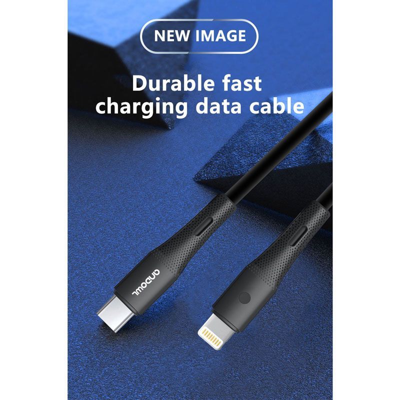 Andowl Καλώδιο Δεδομένων Type-C σε Lightning 1m 3A Q-SJ202 - Data Cable