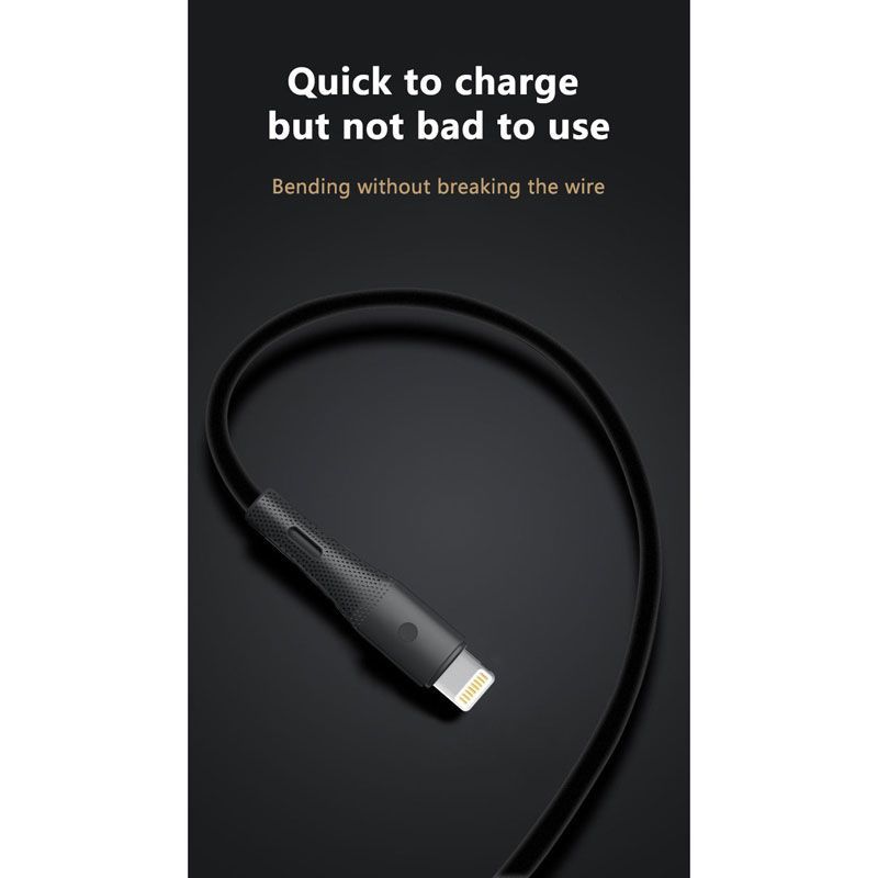 Andowl Καλώδιο Δεδομένων Type-C σε Lightning 1m 3A Q-SJ202 - Data Cable