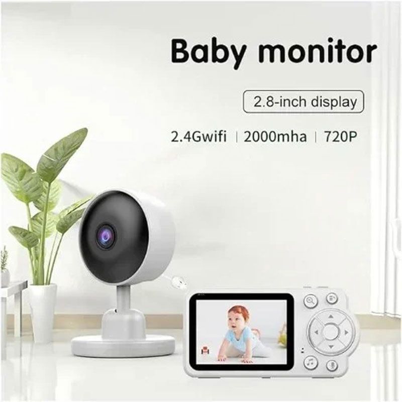 Andowl Baby Monitor 2.8” με κάμερα και εφαρμογή WiFi Ultra HD 4K Q-A006 - Video baby monitor