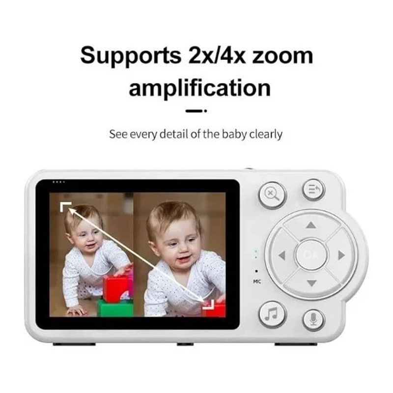 Andowl Baby Monitor 2.8” με κάμερα και εφαρμογή WiFi Ultra HD 4K Q-A006 - Video baby monitor