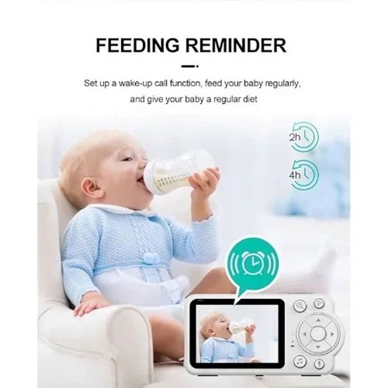 Andowl Baby Monitor 2.8” με κάμερα και εφαρμογή WiFi Ultra HD 4K Q-A006 - Video baby monitor