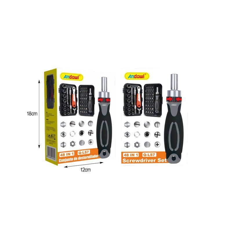 Andowl Σετ Κτσαβίδι Καρυδάκι 48 σε 1 Q-LS7 - Screwdriver Set