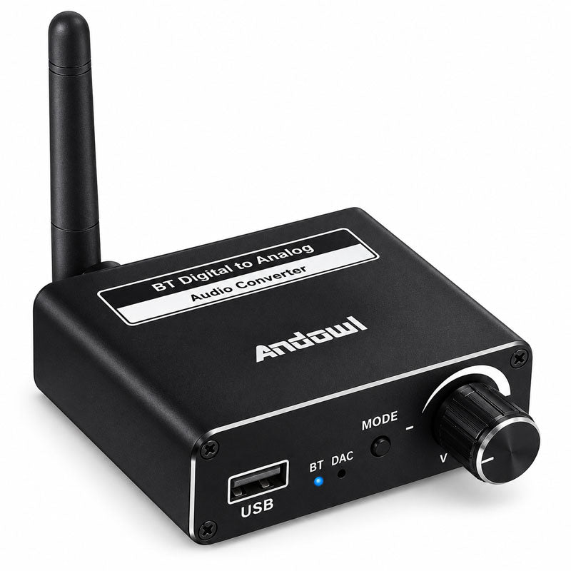 Andowl Bluetooth Δέκτης Ήχου & Μετατροπέας Q-T231 – 3-in-1 Bluetooth Audio Receiver