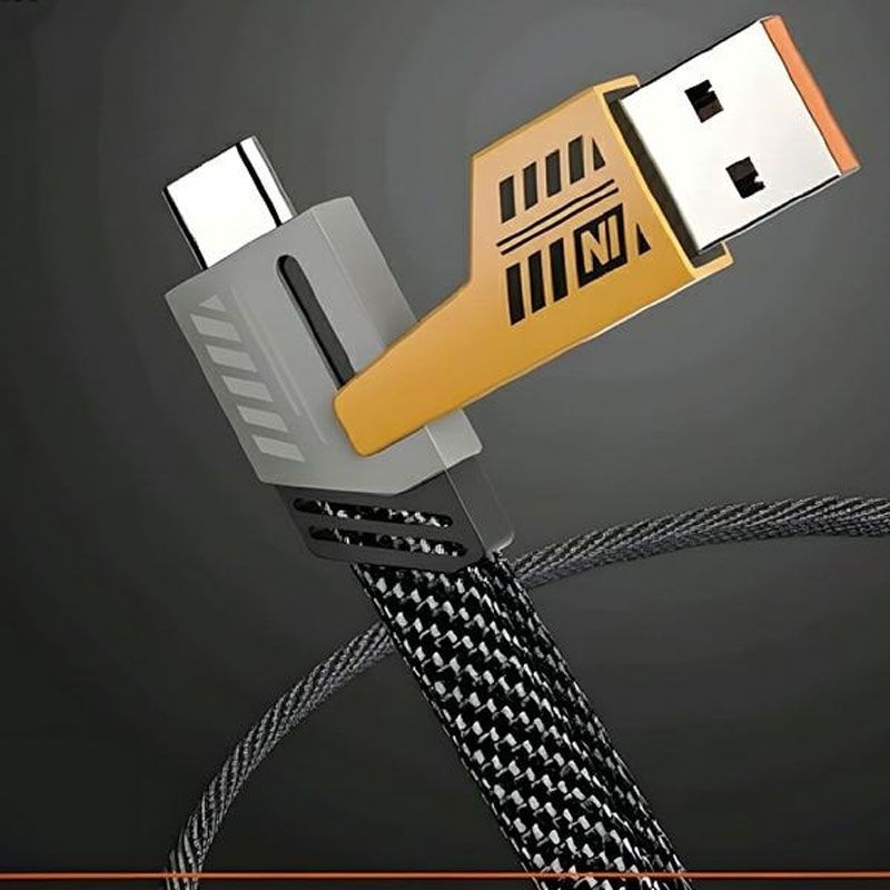 Andowl Καλώδιο Δεδομένων 4σε1 65W 120cm Q-SJ60 - 4in1 Data Cable
