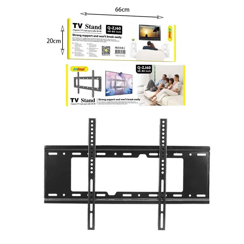 Andowl Βάση τηλεόρασης τοίχου 40-80 inch και 50kg Q-ZJ60 - Wall Mount TV Stand