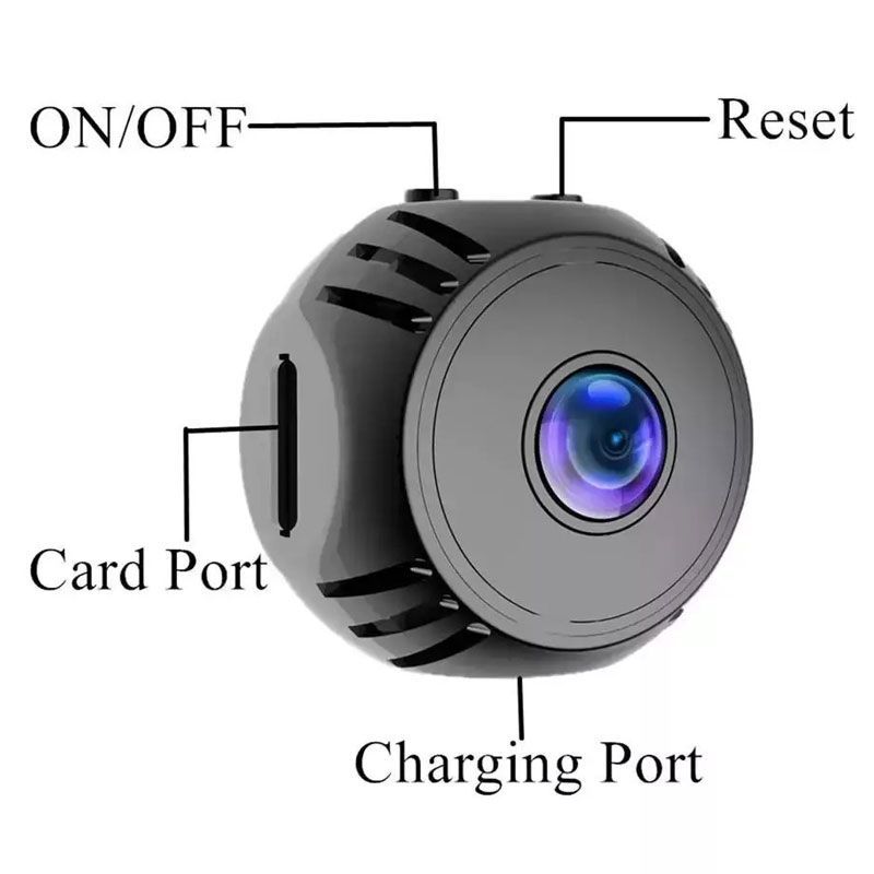 Andowl Κρυφή Κάμερα WiFi 1080p με Υποδοχή για Κάρτα Μνήμης και Ανιχνευτή Κίνησης Q-S710 - Mini WIFI USB IP Camera