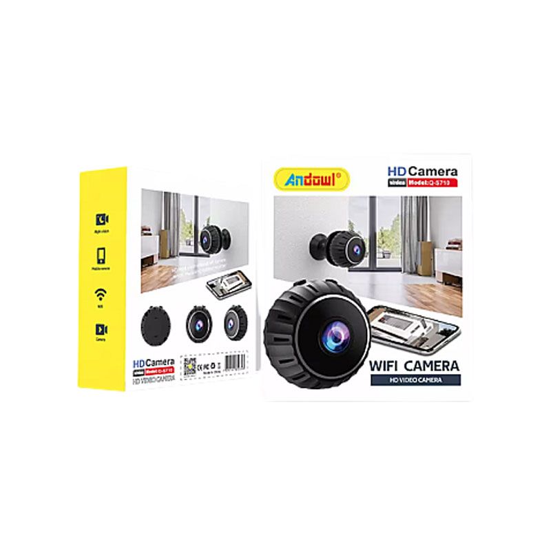 Andowl Κρυφή Κάμερα WiFi 1080p με Υποδοχή για Κάρτα Μνήμης και Ανιχνευτή Κίνησης Q-S710 - Mini WIFI USB IP Camera