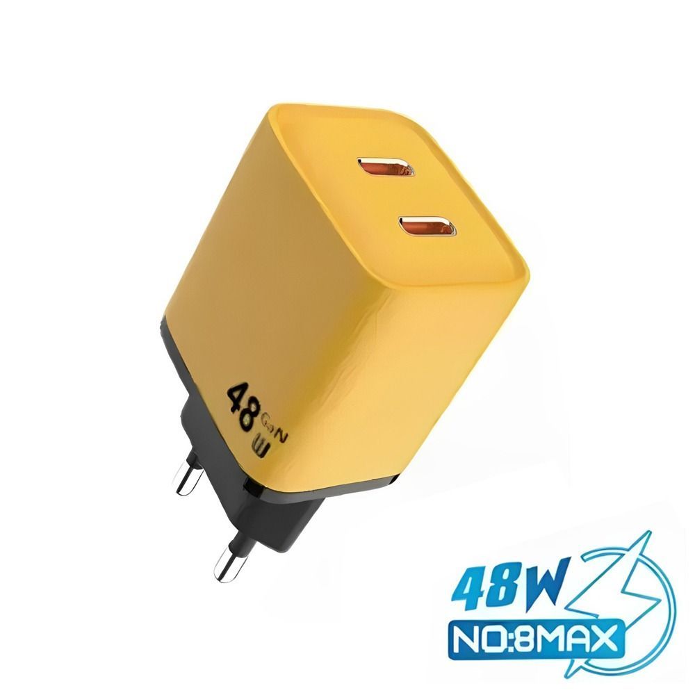 Andowl Φορτιστής Χωρίς Καλώδιο με 2 Θύρες USB-C 48W 8MAX - Fast charger