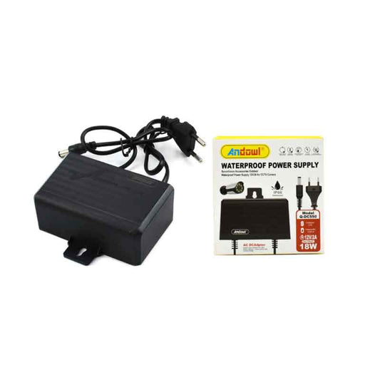 Andowl Τροφοδοτικό Συστημάτων CCTV Q-DC550 - Waterproof power supply