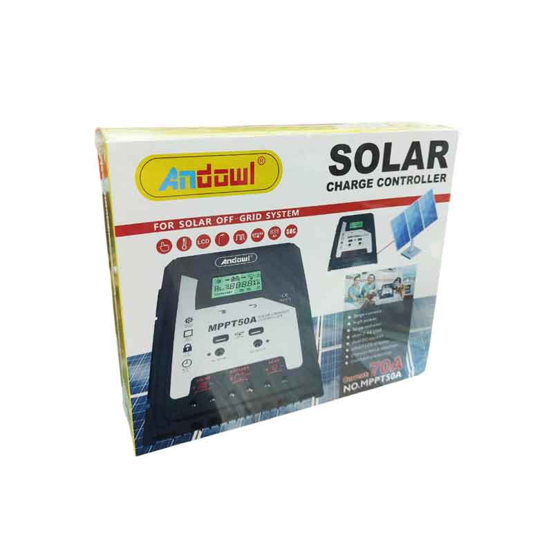 Andowl Ρυθμιστής φόρτισης φωτοβολταϊκών 70Amber MPPT 50A - Solar Charge Controller