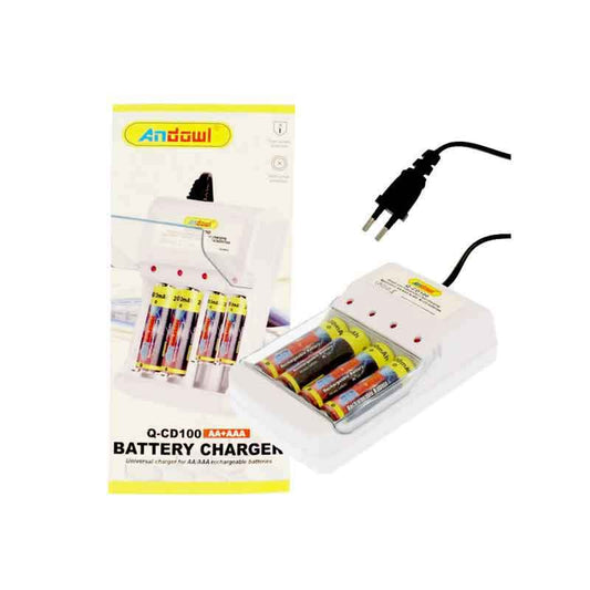 Andowl Φορτιστής μπαταρίας Ni-MH Μεγέθους AA/AAA Q-CD100  - Battery charger