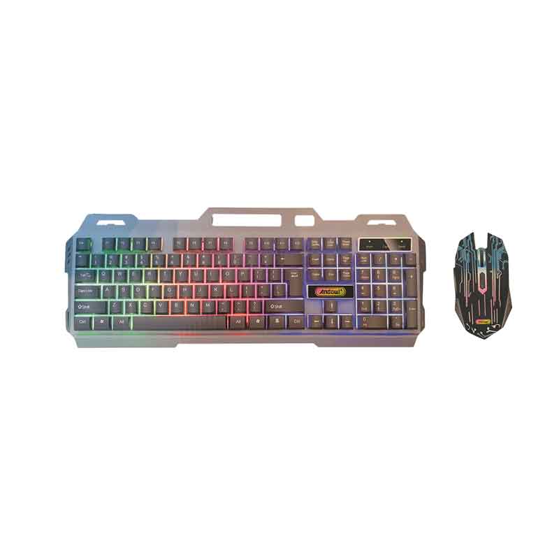 Andowl Σετ Gaming Πληκτρολόγιο με RGB φωτισμό & Ποντίκι (Αγγλικό US) Q-808  – Gaming Keyboard & Mouse