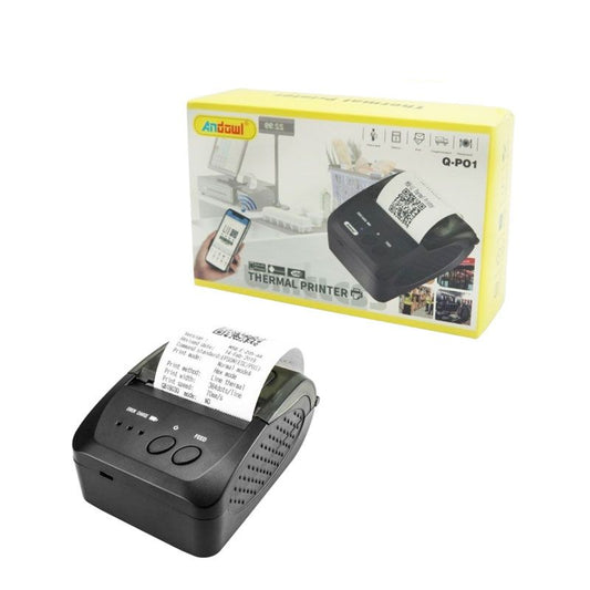 Andowl Θερμικός Εκτυπωτής Αποδείξεων Φορητός Bluetooth Q-PO1 - Thermal Printer Wireless