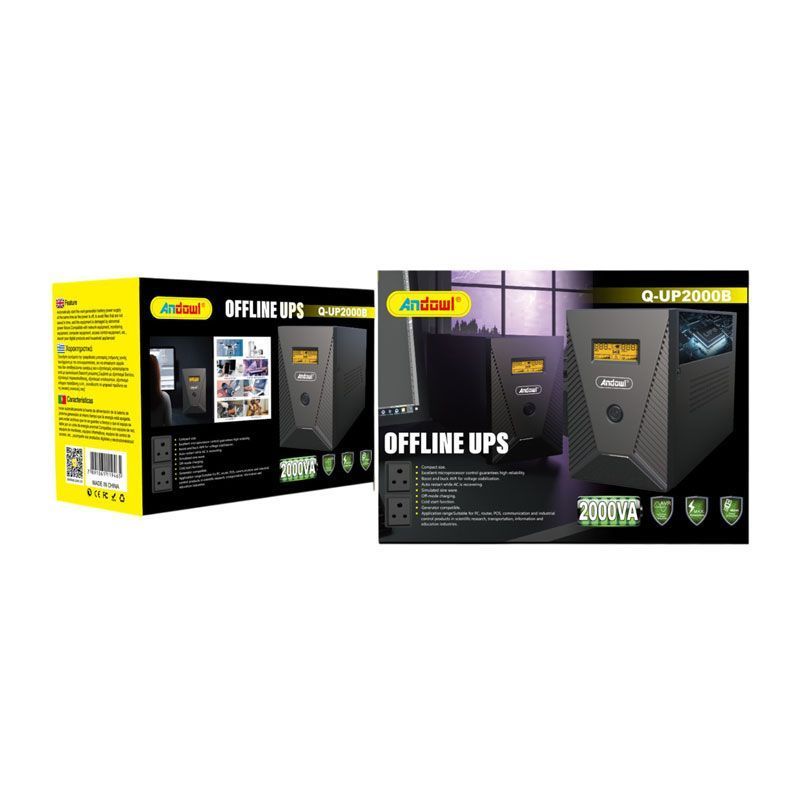 Andowl UPS Σταθεροποιητής Τάσης Q-UP2000B - Offline UPS