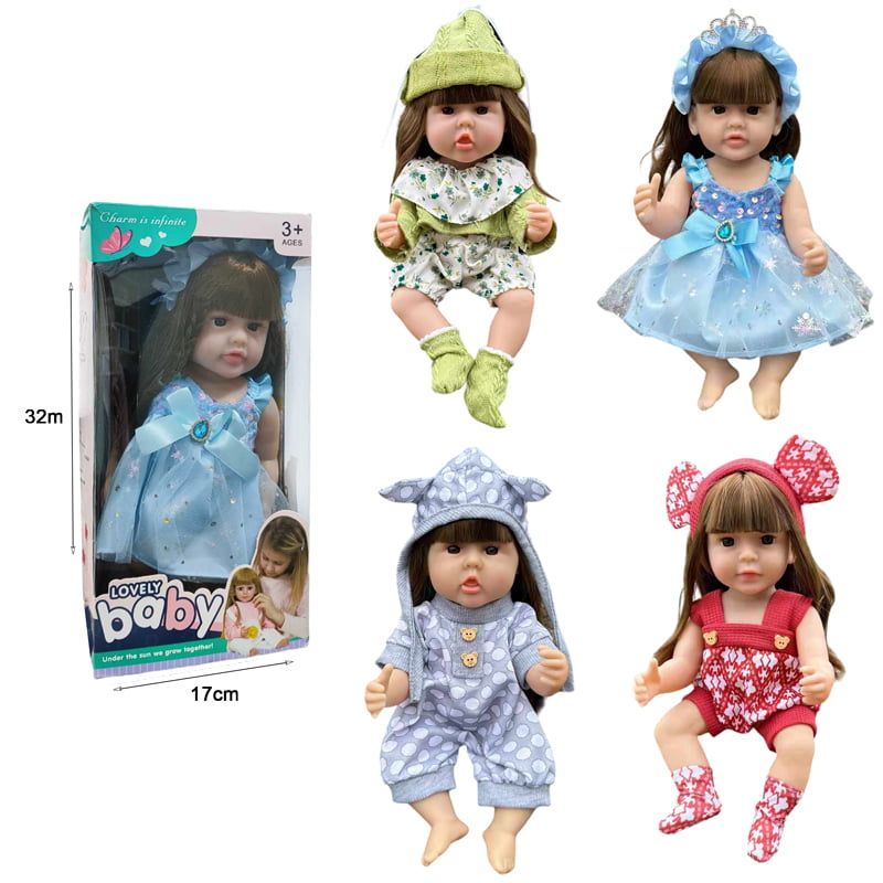 Κούκλα σε διάφορα σχέδια 3+ - Toy doll lovely baby